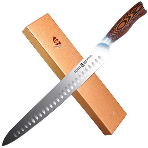 Buy Tuo Slicing 12 Inch Granton Carving Knives Hollow Ground Meat