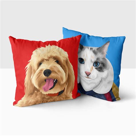 Custom Pet Pillow Ilovepaws
