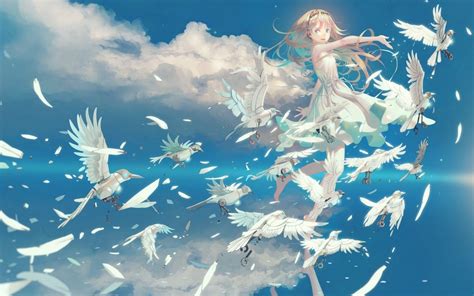 Anime Bird Wallpapers Top Free Anime Bird Backgrounds Wallpaperaccess