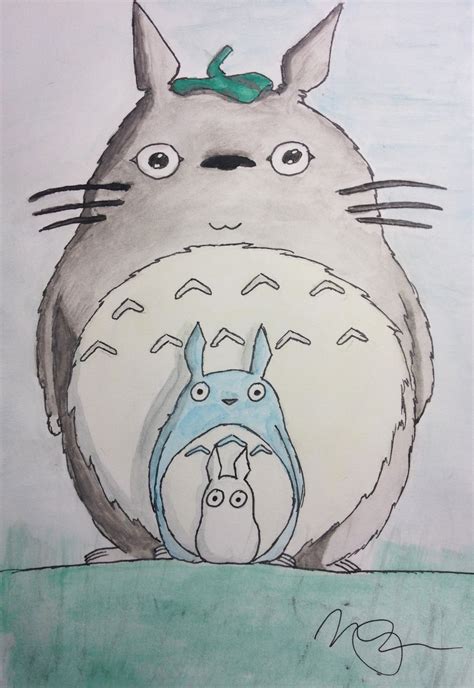 Totoro Watercolor By Williamjpierce On Deviantart