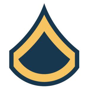Private First Class Pfc Insignia Vector Download | Private First Class ...