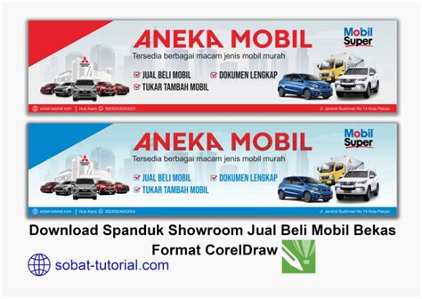 Spanduk Showroom Mobil Homecare24