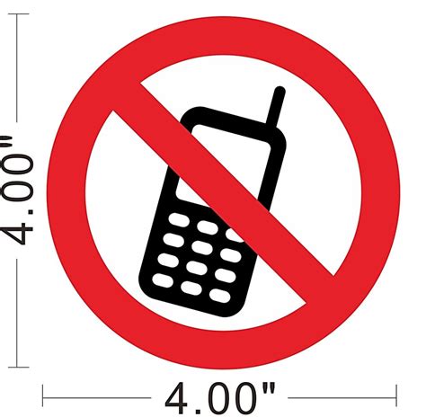Printable No Cell Phone Sign Free Download Clip Art