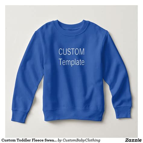 Custom Toddler Fleece Sweatshirt Blank Template | Sweatshirts, Sweatshirt fleece, Toddler sweatshirt