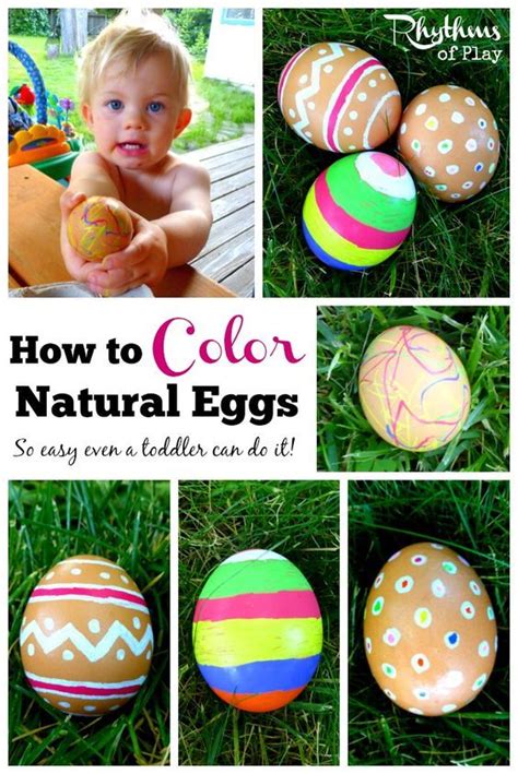 How To Color Natural Brown Eggs For Easter Easter Activities For Kids