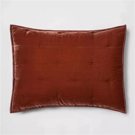 Tufted Velvet Stitch Quilt Sham Opalhouse Quilted Sham Tufted Tufted Pillow