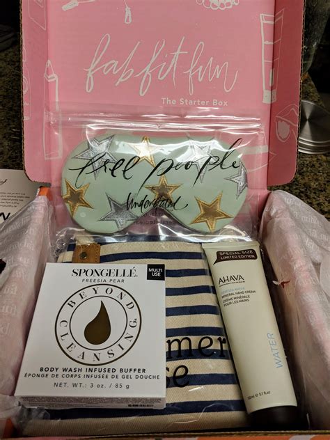 Fab fit fun starter box Oct 2018