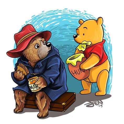 Paddington And Pooh By Lillidan86 On Deviantart Winnie The Pooh