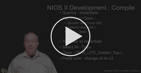 Nios Ii Compilation Softcore Processor Development Flow Coursera
