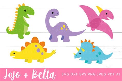 Baby Dinosaur Svg Bundle | Dinosaur Svg (906580) | Cut Files | Design