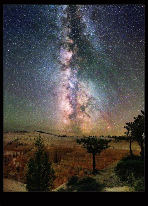 Astrophotography Blog Milky Way Over Sunset Point Of Bryce Canyon