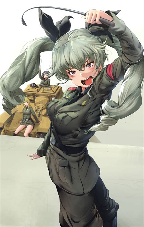 Anchovy Pepperoni And Carpaccio Girls Und Panzer Drawn By Pekoneko