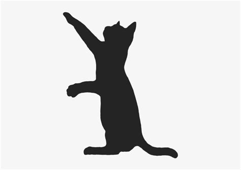 Cat Silhouette Wall Decal Design Cat Silhouette Black Cat Png Free