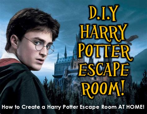 Creating an escape room at home, for fun, doesn't have to be expensive, though. DIY Harry Potter Escape Room Ideas & Printables