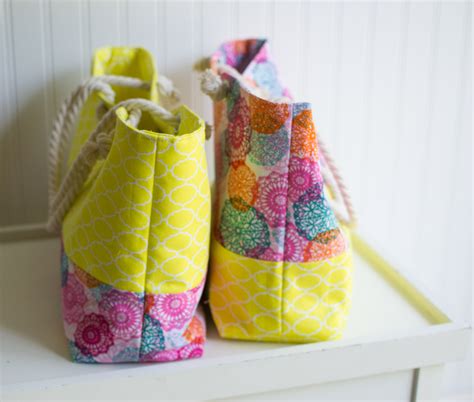 Rope Handled Tote Bag Easy Sewing Pattern — Sewcanshe