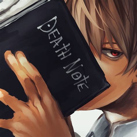 Download Book Death Note Red Eyes Brown Hair Light Yagami Anime Pfp By Io