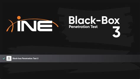 Ine Penetration Testing Basics Black Box Penetration Test Ejpt Youtube