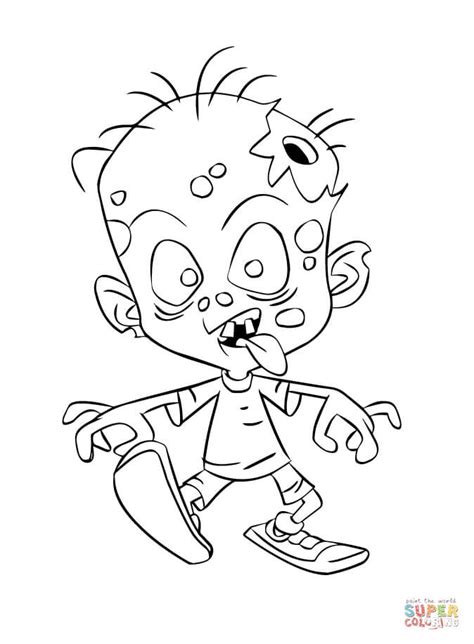 Find the best zombie coloring pages pdf for kids for adults print all the best 31 zombie coloring pages printables for free from our coloring book. Kids Zombie Coloring Pages - Coloring Home