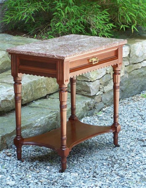 Shop our round bedside table selection from the world's finest dealers on 1stdibs. Marble top cherry Victorian bedside table c1875