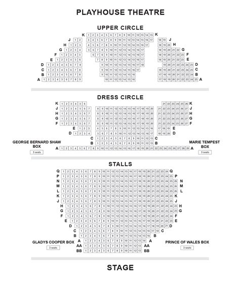 Playhouse Square Theatre Seating Chart
