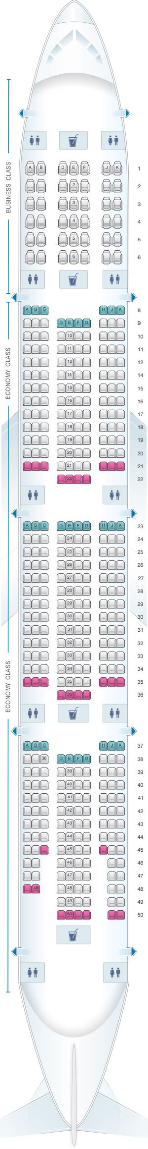 Cabin tour swiss boeing 777 300er economy business and first. Seat Map Emirates Boeing B777 300ER two class | SeatMaestro