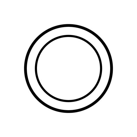 Download White Circle Outline Png Circle Outline White Transparent Png