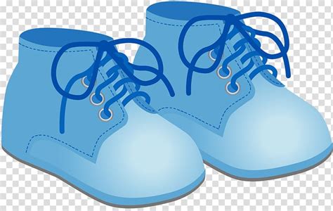 Baby Blue Booties Isolated On White Royalty Free Vector Clip Art Library