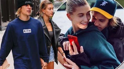 Justin Bieber Confirms Marriage To Hailey Baldwin As He Smothers Her With Kisses Mirror Online