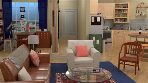 The Big Bang Theory Apartment 3d Model Cgtrader