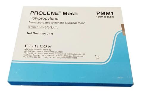 Plain Polypropylene Ethicon Pmm1 Prolene Hernia Mesh Packaging Type