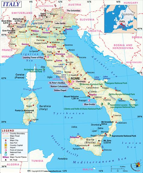 Italy Map Map Of Italy Collection Of Italy Maps Map Of Italy Cities Italy Map Detailed