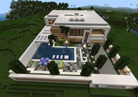 Gallery of casas chicas modernas. Casa Moderna Creation | Minecraft PE Maps