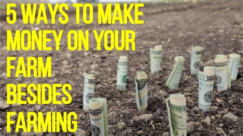 How To Make Good Money Farming