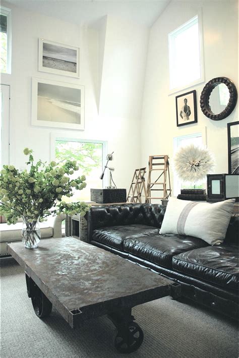 If you do not want to stick with the traditional black leather sofa, consider upgrading to one with additional design details to get a more original look. How To Decorate A Living Room With A Black Leather Sofa ...