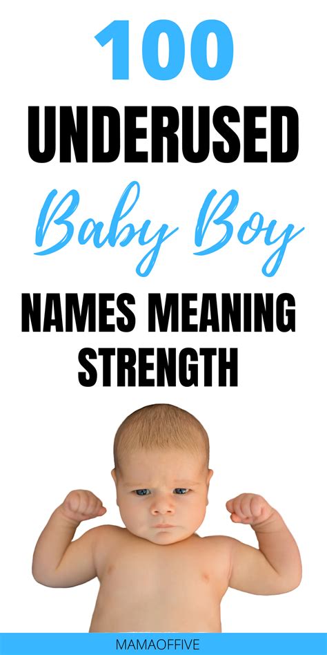 100 Unique Strong Boy Names Meaning Strength And Honor Artofit