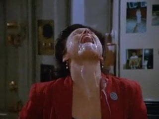 Promiscuous Whore Elaine Benes Mouth Foaming With Dirty Hot Sex Picture