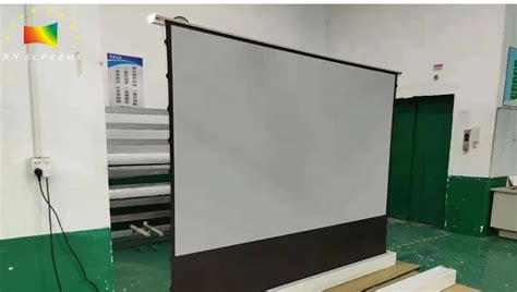 Xy Screen Electric Floor Rising Ust 4k Alr Grey Crystal Projector