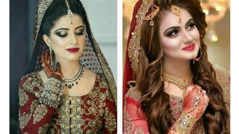 Pakistani Bridal Makeup And Hairstyle Pictures Wavy Haircut