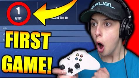 Win First Ever Game Of Fortnite On Xbox Pc Player