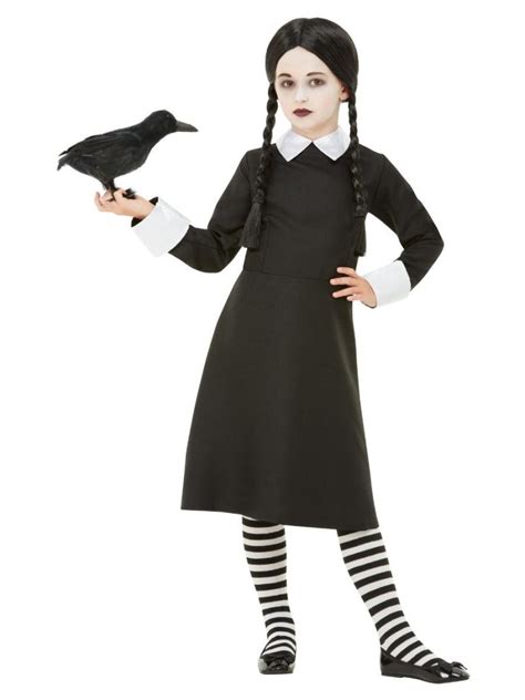 Gothic School Girl Childrens Halloween Fancy Costume