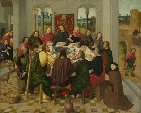 The Last Supper Ca 1485 Ca 1500 Painting Meester Van De