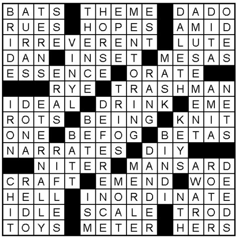 Crossword puzzles for kids can be a good platform to improve their spelling and reading skill and it gears up their creative thinking and process time. January 22, 2015 - Crossword Answers - The Daily Free Press