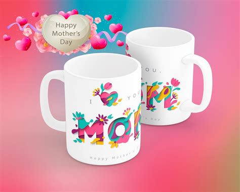 Mothers Day T Digital Sublimation Mothers Day Mug Design Etsy