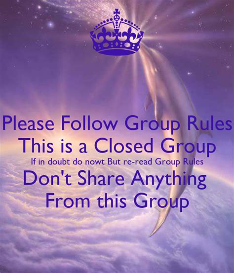 Please Follow Group Rules This Is A Closed Group If In Doubt Do Nowt