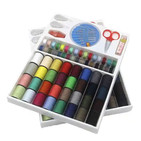 100pcsset Mini Sewing Kits Travel Portable Sewing Box With Needle