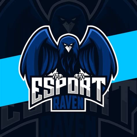 Premium Vector Raven Mascot Esport Logo Designs