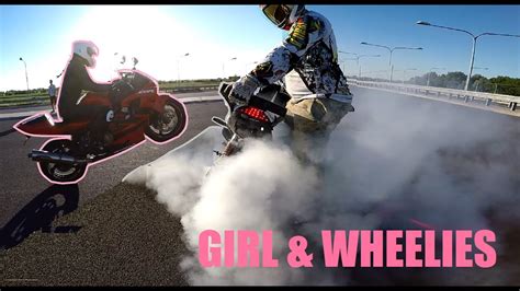 girl doing wheelies start2ride enduro vs stunt youtube