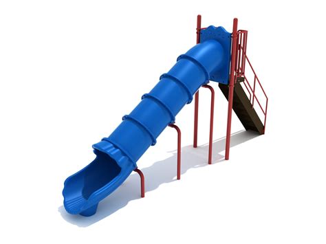 6 Foot Straight Tube Slide Commercial Playground Equipment Pro