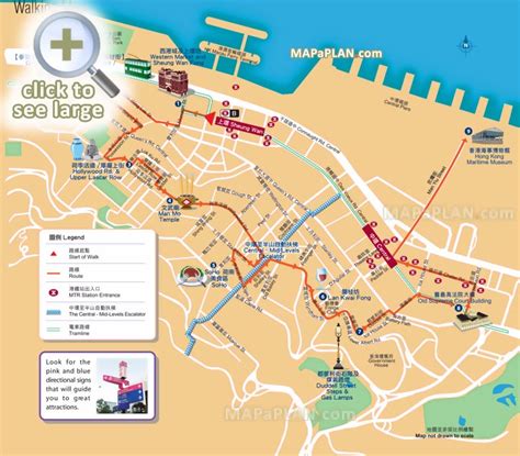 Hong Kong Maps Top Tourist Attractions Free Printable City Street