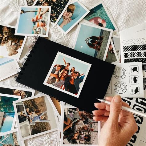 Polaroid Photo Album Scrapbook Of Moments As A Birthday Etsy Photo